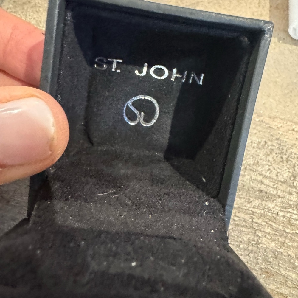 St John Silver Color Statement Ring - image 8